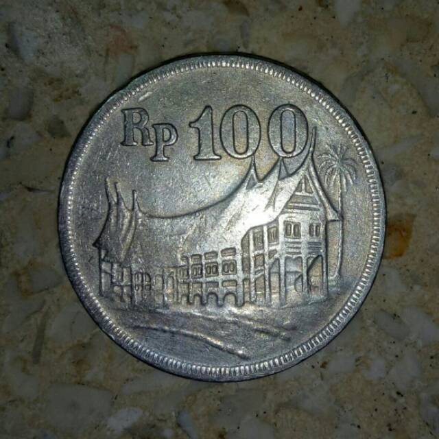 Uang koin kuno rp 100