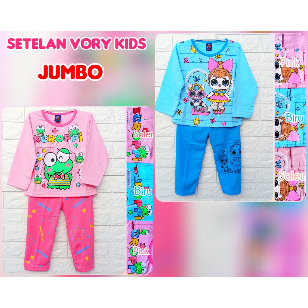 SETELAN JUMBO VORY KIDS 10-12 TAHUN