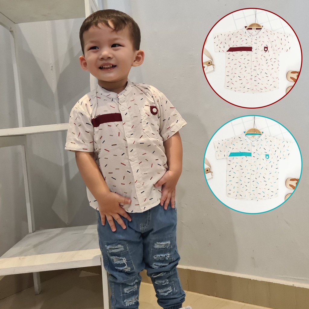 KEMEJA BAYI LAKI LAKI | BAJU BAYI LAKI LAKI 1 4 TAHUN | BAJU ANAK LAKI LAKI 1 4 TAHUN | KOKO BAYI 1 