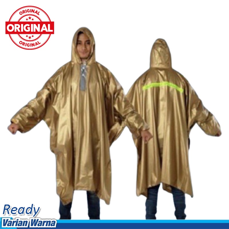 PROMO! Jas Hujan Ponco Lengan XL Big Size Jas Hujan Poncho PREMIUM Kualitas Terbaik Anti Rembes / Jas Hujan Terusan / Jas Hujan Dewasa Raincoat Pria Wanita Unisex COD