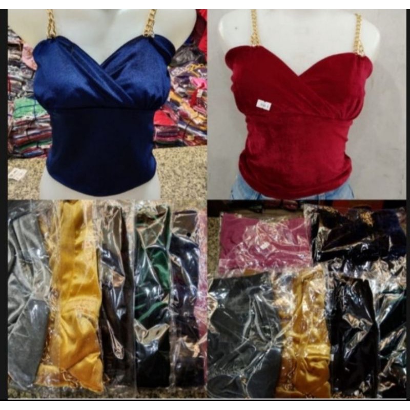 Atasan Sexy Tali Rantai 1686.8/Bustiar Tali Rantai/TankTop Tali Rantai
