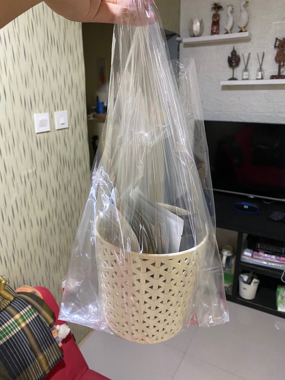 Kantong Hd Pex Bawang Ukr 25, Bening, Transparan