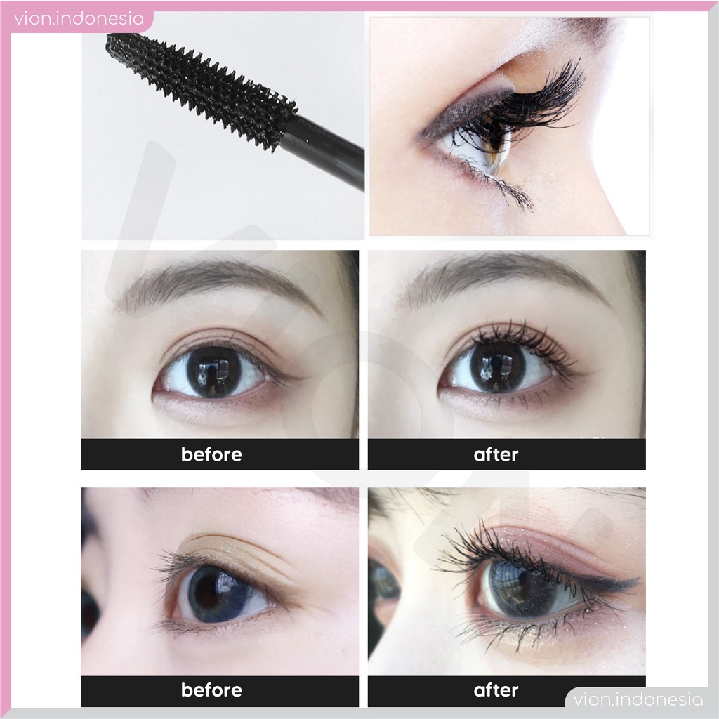 Lameila Teal &amp; Gold Mascara Long Lasting Lash Slender Curling Waterproof Maskara LA023