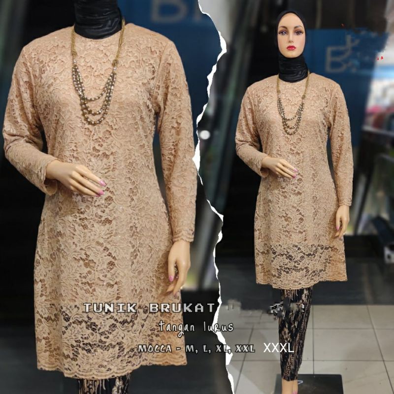 KEBAYA SET_BRUKAT TUNIK_KEBAYA JUMBO/KEBAYA PESTA/KEBAYA MODERN/KEBAYA TERBARU/KEBAYA PESTA-3