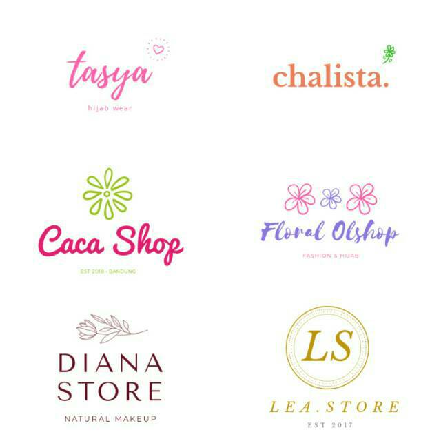 Desain Logo Olshop Banyak Pilihan Shopee Indonesia