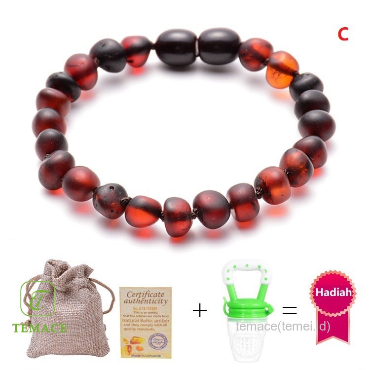 Best seller gelang anak perhiasan imitasi lapis emas aksesoris 476 limited Stock Alami Amber 18K