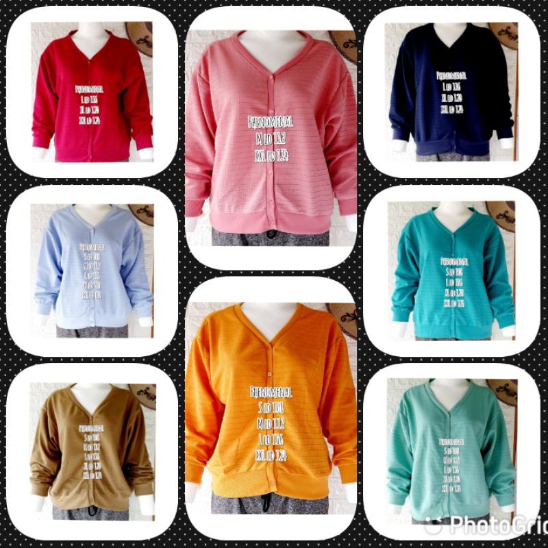 sweter wanita | jaket phenomenal basic | sweater polos | sweater rajut