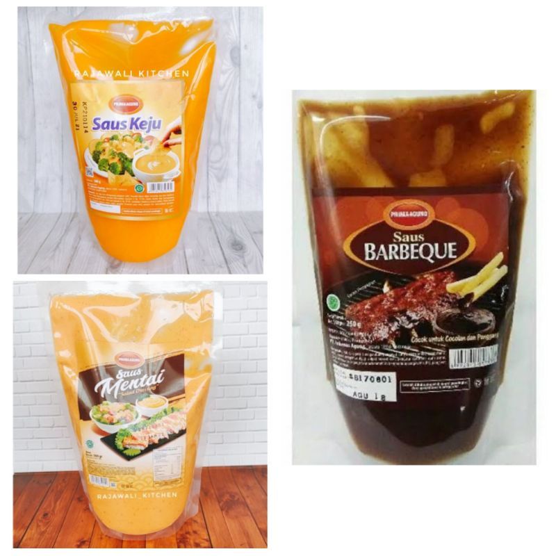 

PRIMA AGUNG Saus Keju Barbeque Keju Mentai Salad Dressing 500gr
