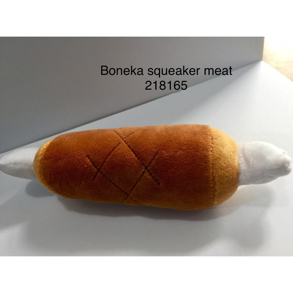 Boneka gigitan squeaker meat anjing - 218165