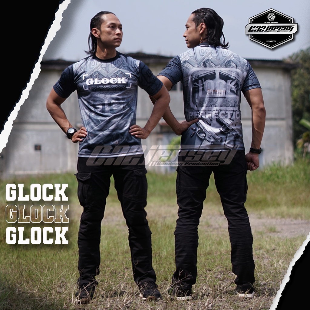 KAOS JERSEY GLOCK FULLPRINT PREMIUM SUBLIMEJERSEYBANDUNG C72