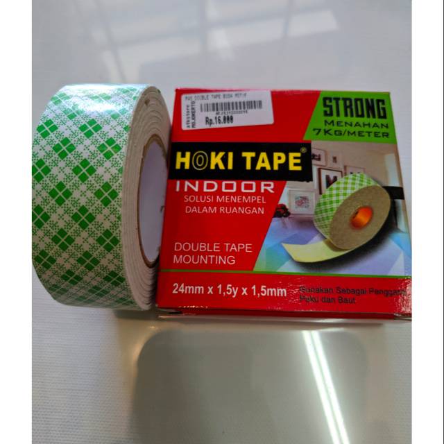 

Pas Double Tape Busa merk Hoki Tape