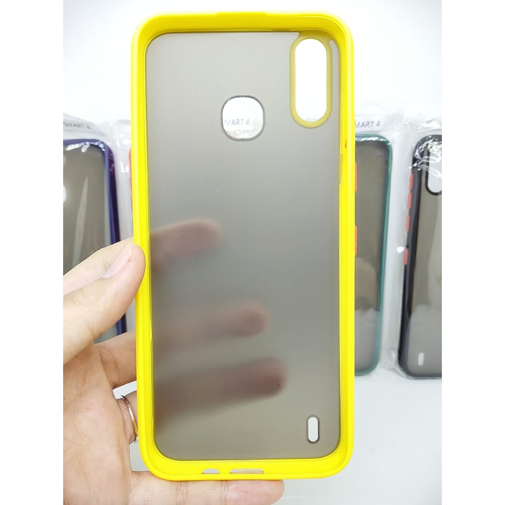 Bumper AERO CASE Infinix Smart 4 X653 6.6Inc Hardcase My Choice List Warna Matte