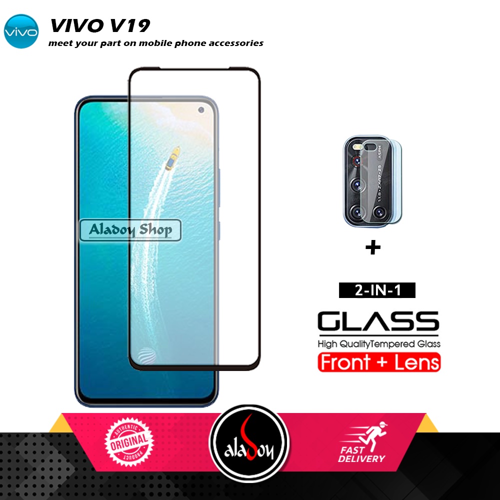 Tempered Glass Layar VIVO V19 Free Tempered Glass Camera