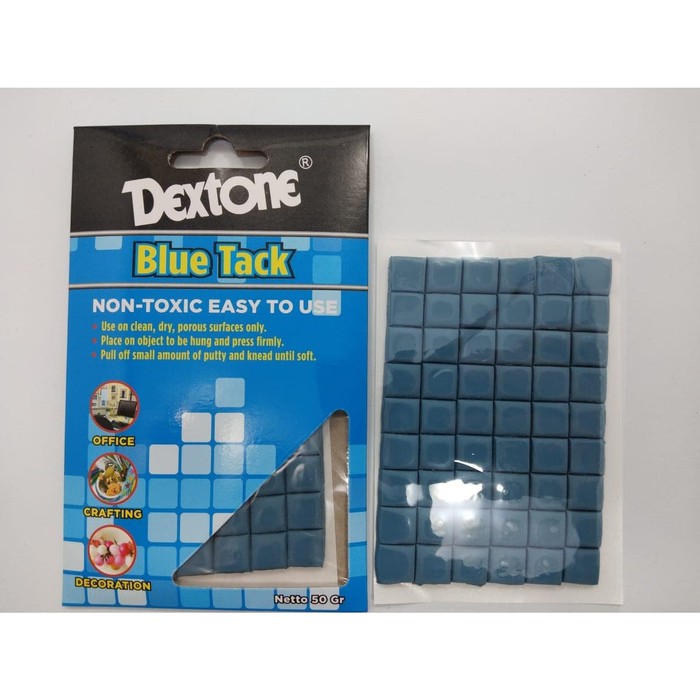 DEXTONE BLUETACK BLUE TACK LEM ATK LEM DEXTONE LEM PENGGANTI PIN PAKU