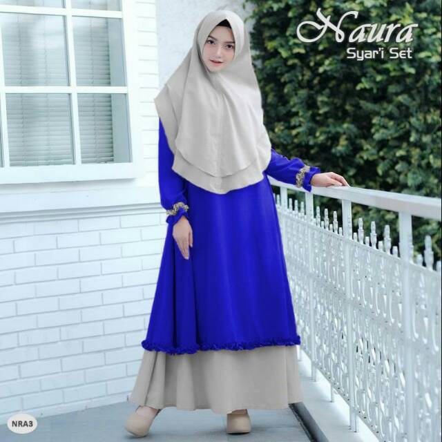 RAMDHAIMA SET Gamis Syar'i by Lubna Gamis Syari