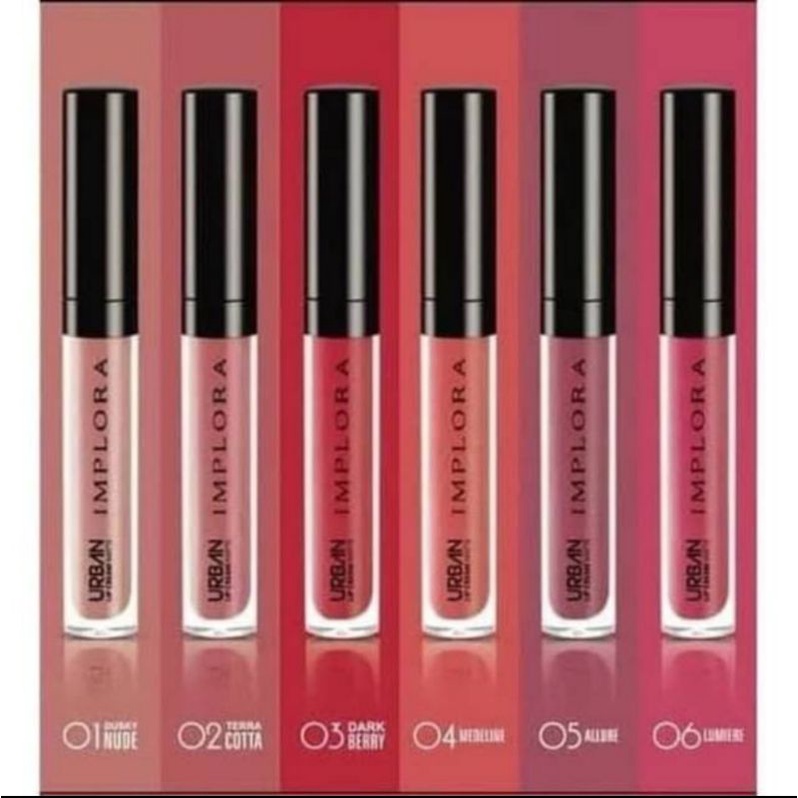 IMPLORA Urban Lip Cream Matte / Lipcream / Lipstick / Lipstik