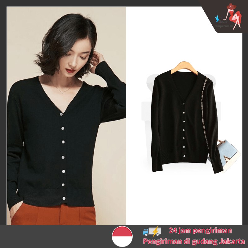 Cardigan/Atasan importlengan panjang sweater/Fashion wanita/Sweater wanita