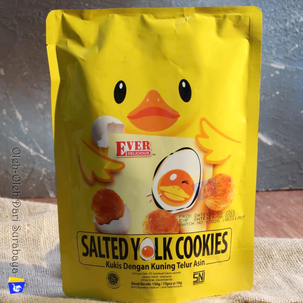 

Salted Yolk Cookies - Kukis dengan kuning telur asin EVER