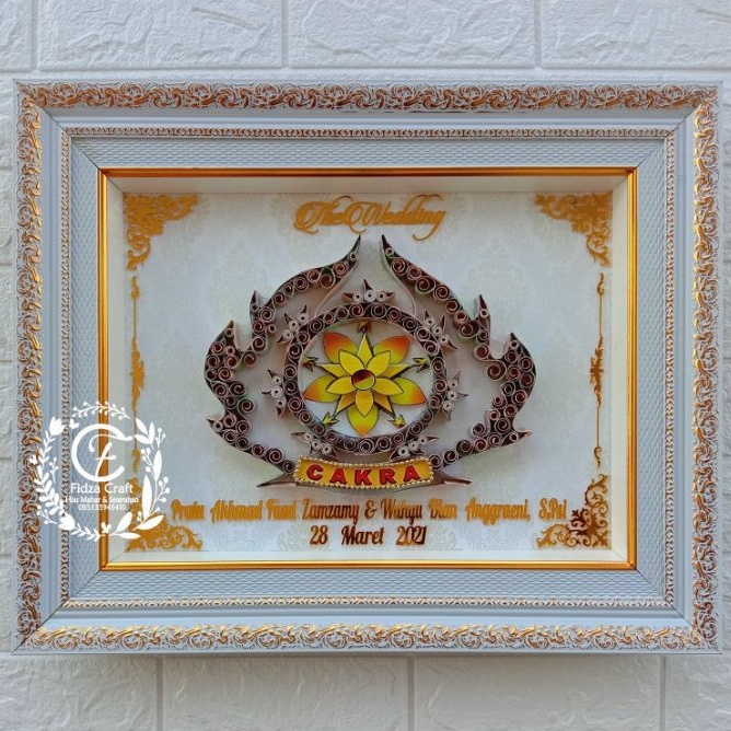 Mahar logo TNI cakra full akrilik