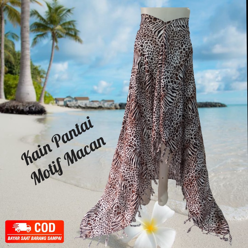 Sarung Pantai&gt;Selendang Bali&gt;Kain Pantai&gt;Motif Macan&gt;sembilanmode