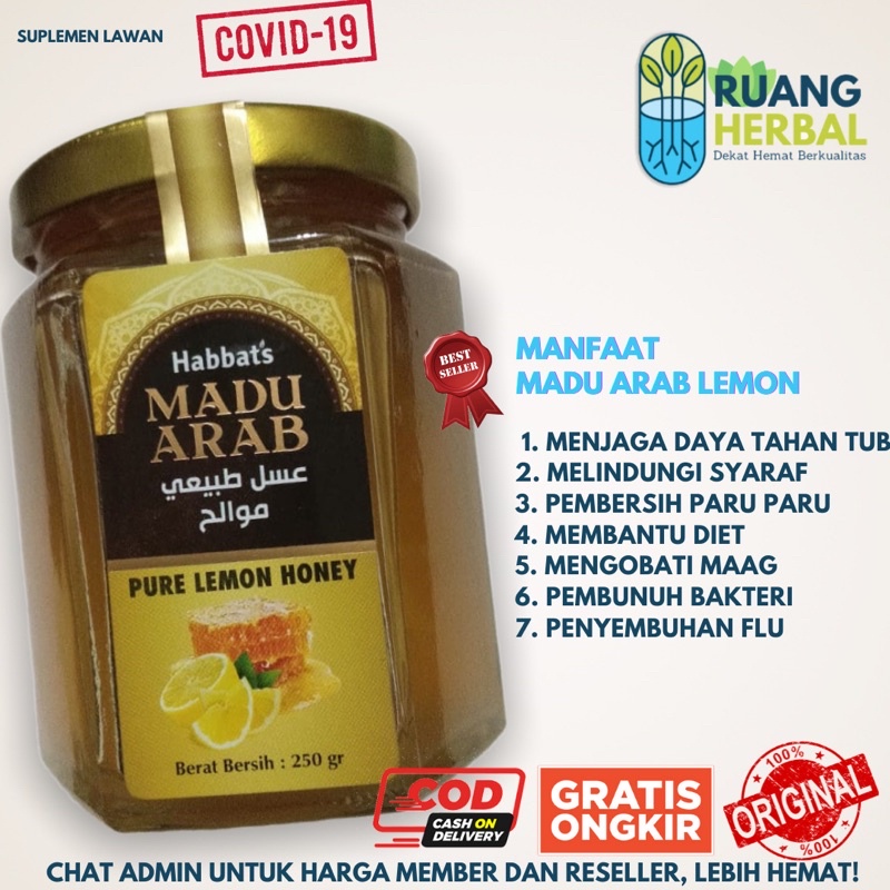 

Madu Arab Asli Lemon Original Segel ori