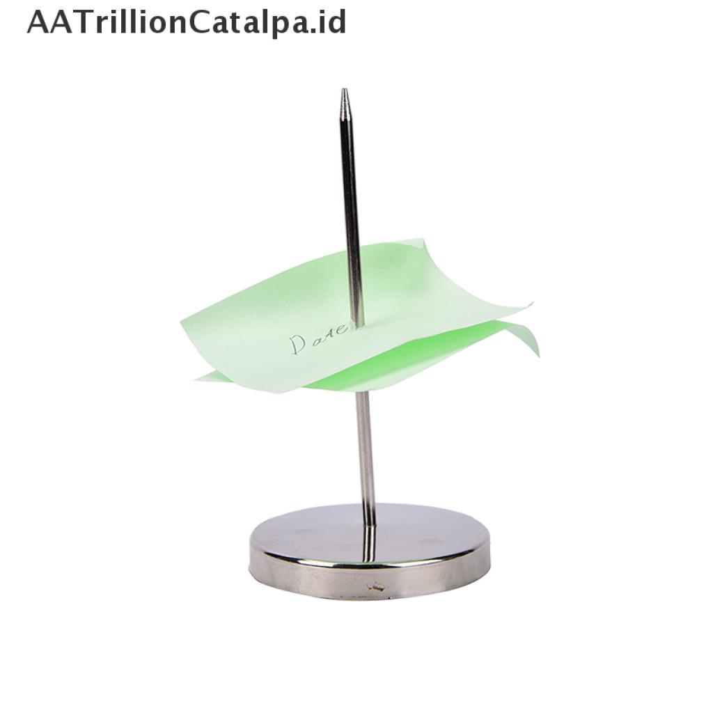(AATrillionCatalpa) Tusukan Holder Kertas Memo / Bon Untuk Meja Kantor