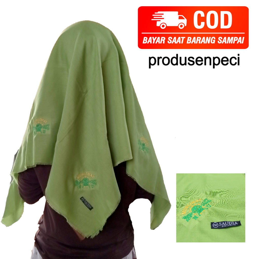 Jilbab Muslimat NU segi empat