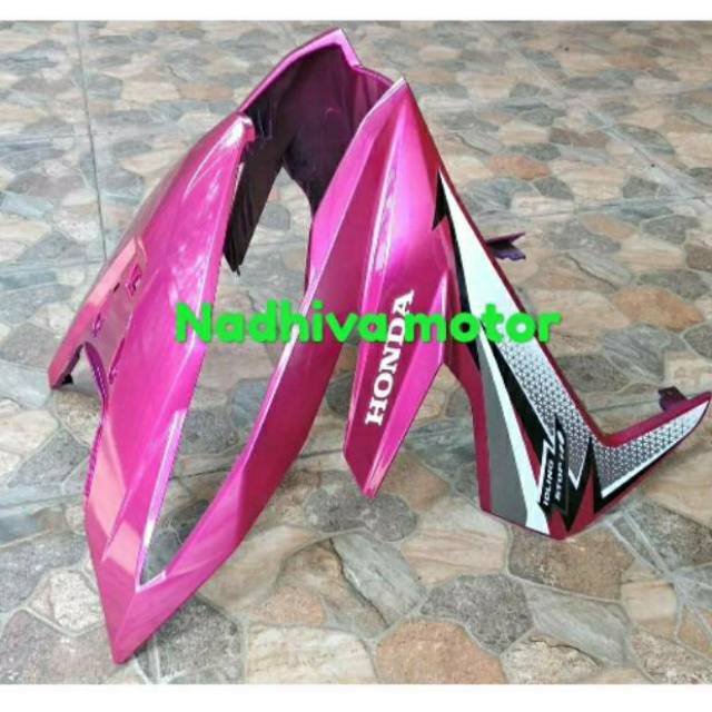 cover body front tameng depan beat ECO esp 2017 2018 pink magenta
