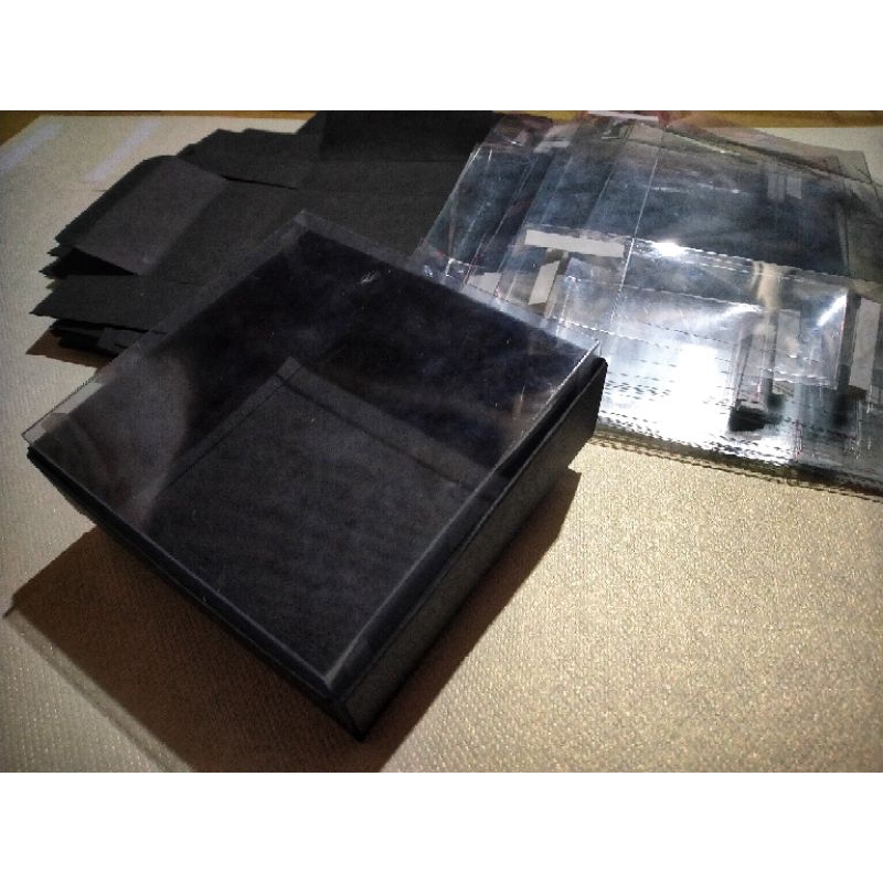 

box kertas tutup mika, 15*3*2