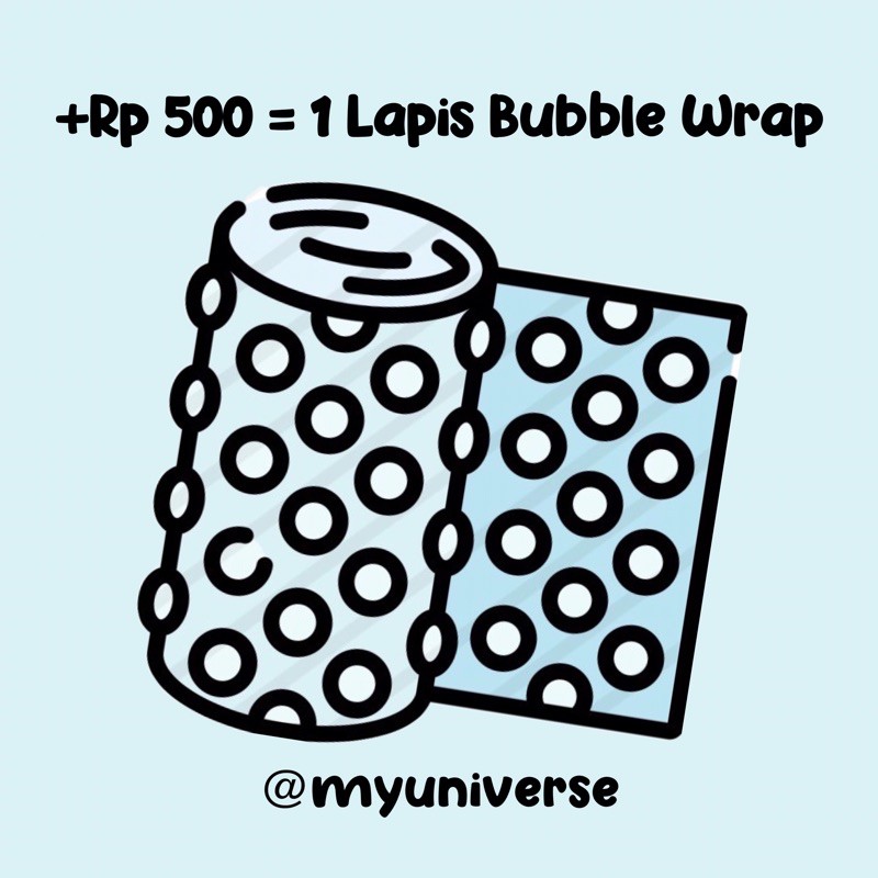 

+BUBBLE WRAP SUPAYA LEBIH AMAN