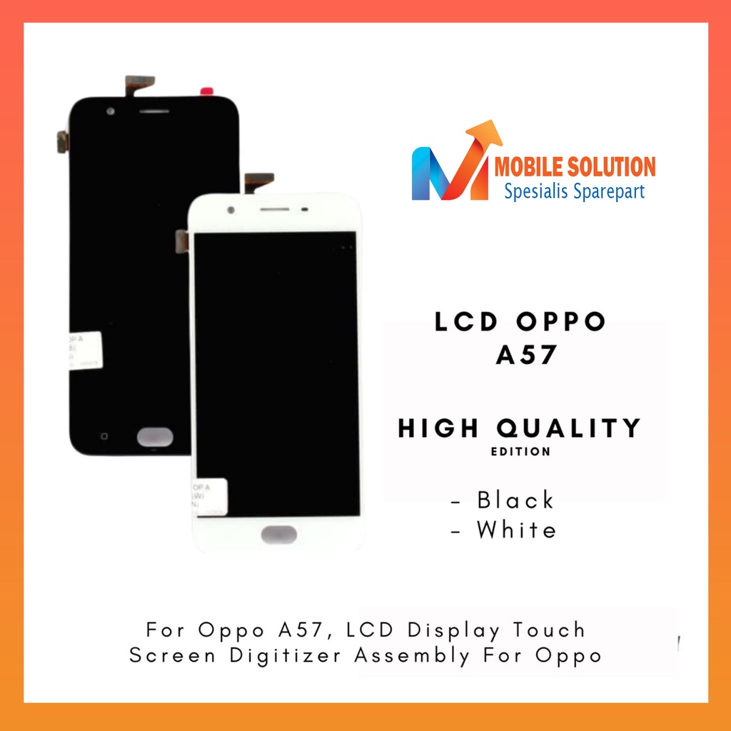 Grosir LCD Oppo A57 ORIGINAL 100% Fullset Touchscreen - Parts Kompatibel Dengan Produk Oppo Garansi 1 Bulan + Packing / Bubbel