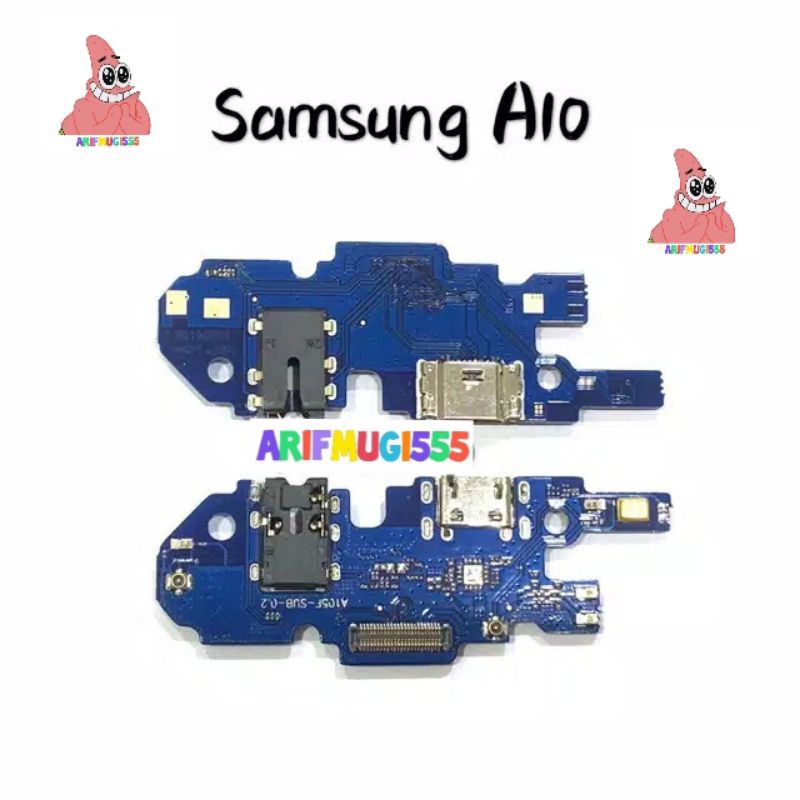 FLEXIBLE BOARD KONEKTOR CONEKTOR CHARGER SAMSUNG A10 PLUG IN MIC ORIGINAL