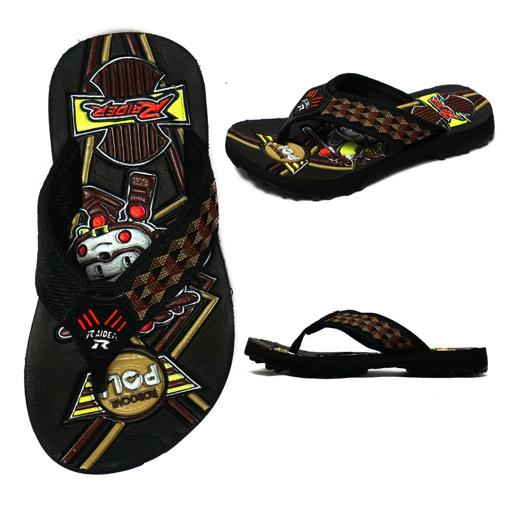 HQo Sandal Gunung Anak / Sandal Anak Laki Gunung / Sandal Anak Casual / Sandal Japit Anak / POLI