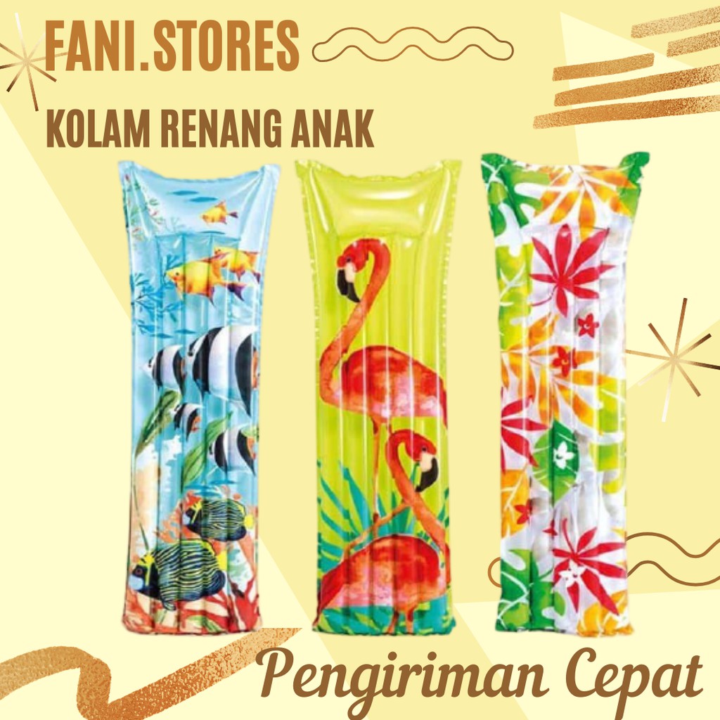 Ban renang anak Intex Deluxe Animal Ring 58221 Buaya Monkey Lion BIRD Swim D9W8