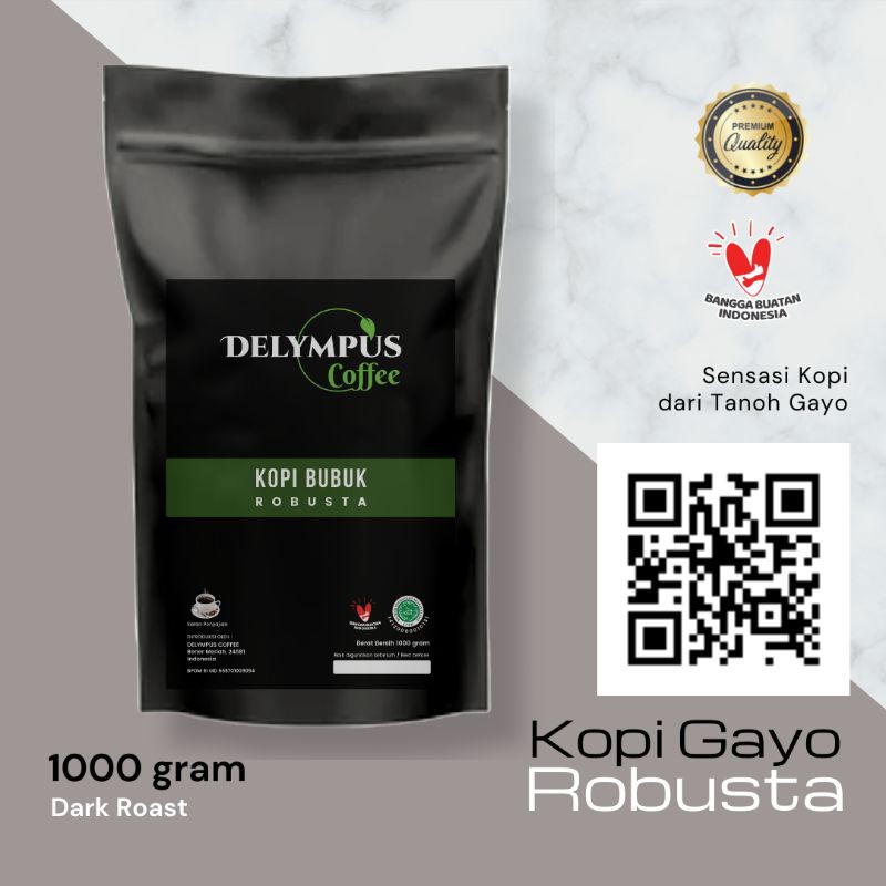 

BUBUK KOPI ROBUSTA GAYO 1 KG