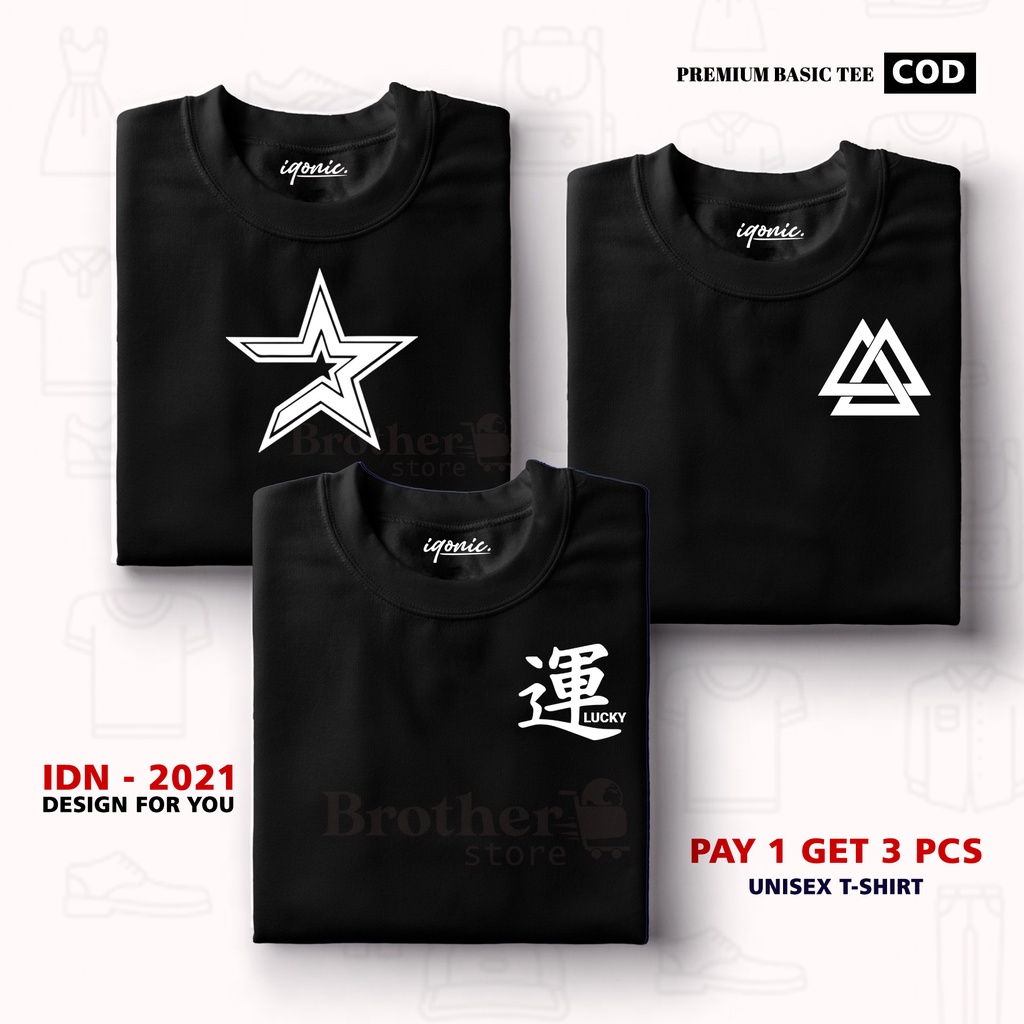 BUY 1 OR 3 PCS ( PROMO COD ) BROTHER STORE / Kaos Distro100% Catoon Combed 30s / ArticelSLS