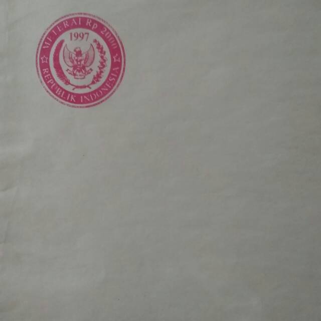 Kertas Segel Tahun 1997 Double