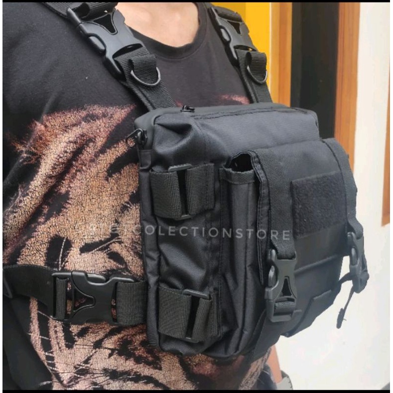 Chestbag Tas Dada Tactical Army Kekinian Hightquality