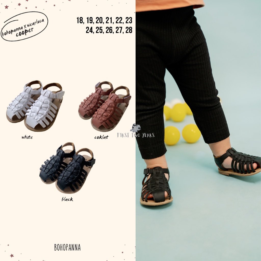 Bohopanna X Wearluca - Cooper / Sepatu Sendal Anak