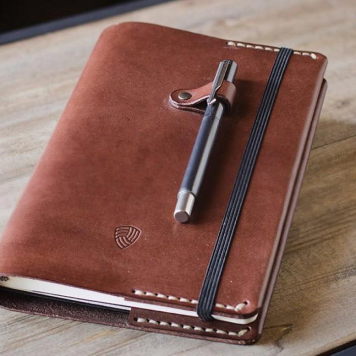 

Jurnalku Case Book Leather For A5 Size Made By Trinot, Tanned Leather