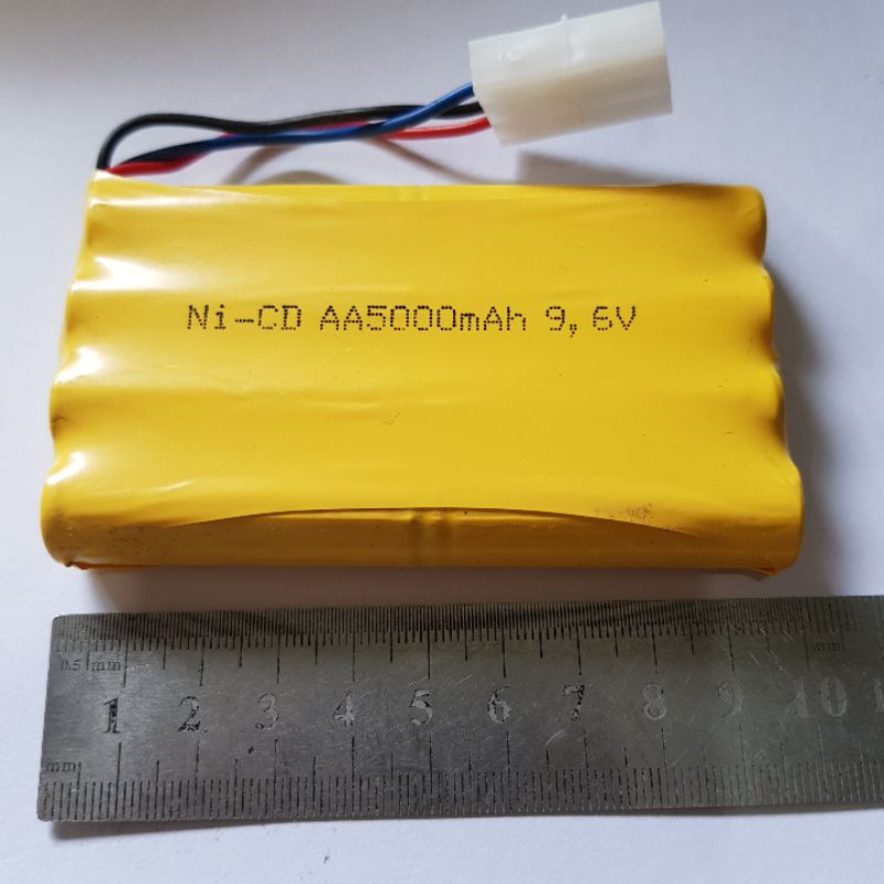 BATERAI MOBIL REMOT RC AA5000MAH 9,6V NICD/ BATRE RC 9,6V SOKET 3