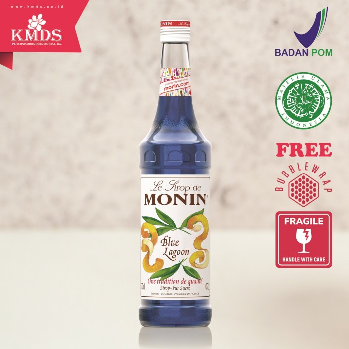 

MONIN Blue Curacao Blue Lagoon syrup 70 CL 700 ML