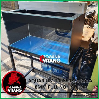  Aquarium  100x50x50  kaca 8mm full non stiker Shopee Indonesia