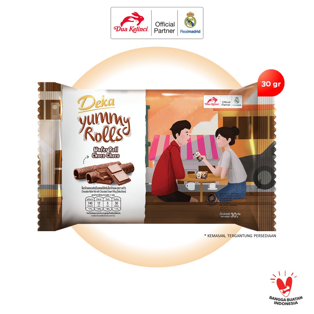 

Deka Yummy Rolls Choco Choco 30 gr