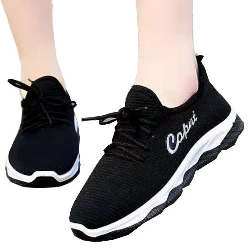 Sneakers Casual Sport Running Fashion Wanita Terbaru Slip On Design Simple - 8069