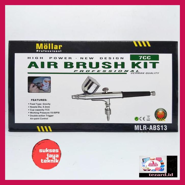 

Tr65T4- Air Brush Kit Pen Paint Spray Gun Spet Lukis 7Cc Mollar Airbrush I79Yty-