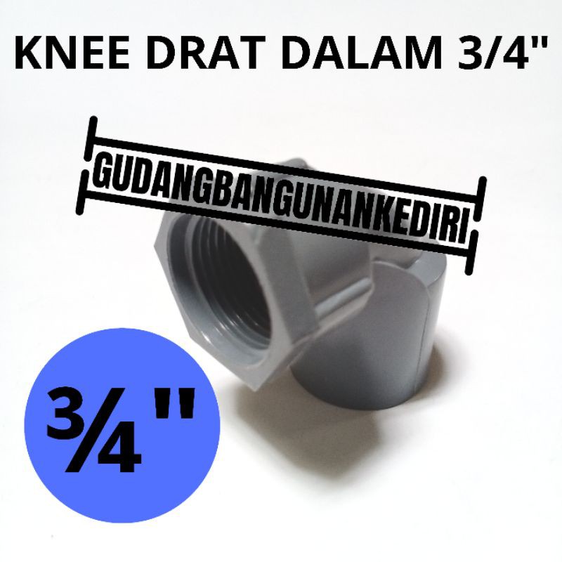 knee drat dalam 3/4&quot; JAYA Faucet knee 3/4&quot; Keni Drat dalam 3/4&quot; JAYA