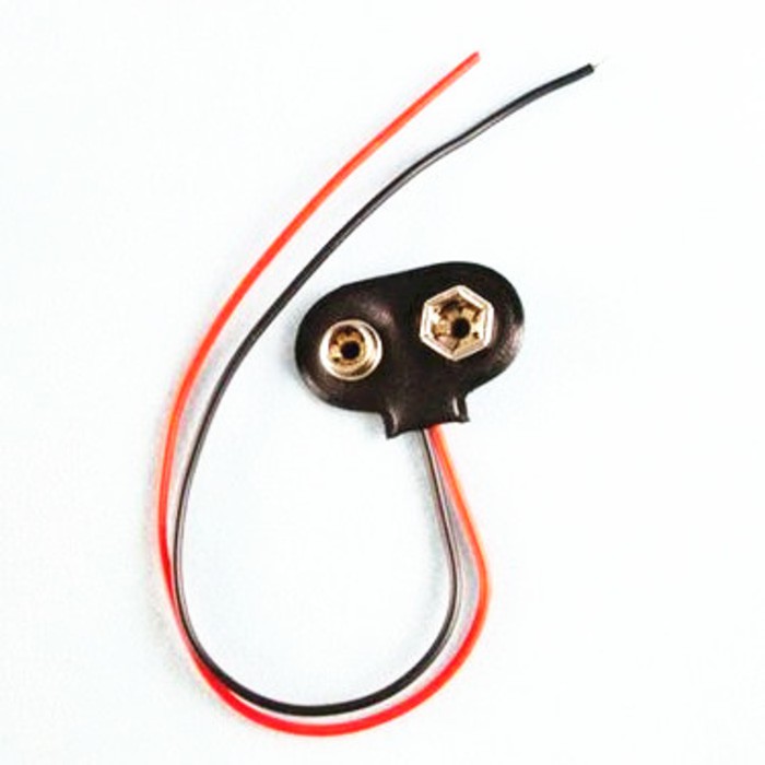 HQ 9V battery button with lead wire length 15CM