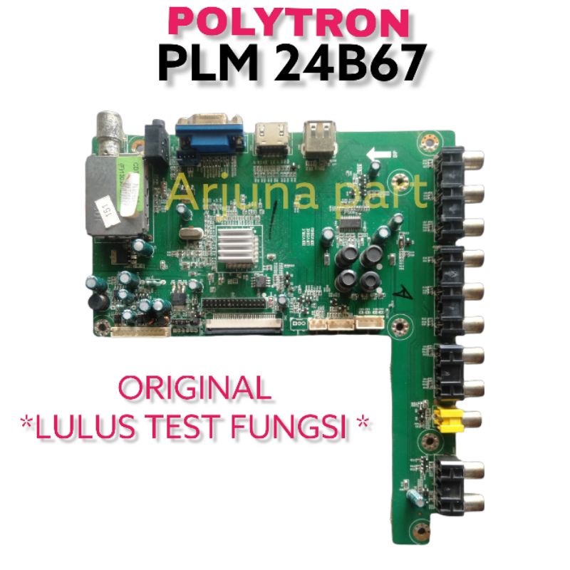 MAINBOARD TV POLYTRON PLM 24B67 / MB TV POLYTRON PLM 24B67 / MESIN TV POLYTRON PLM 24B67 / MODUL TV 