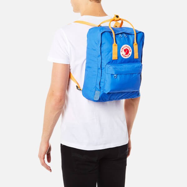 kanken un blue warm yellow